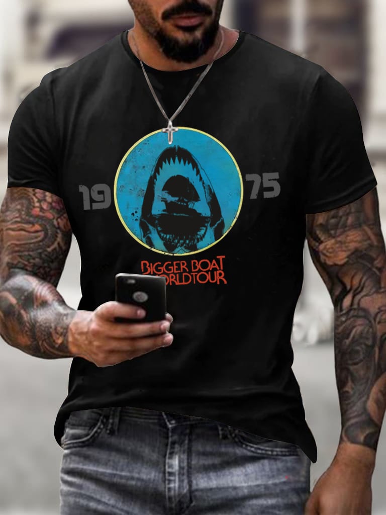 Men's  Bigger Boat   TV Series Print T-Shirt