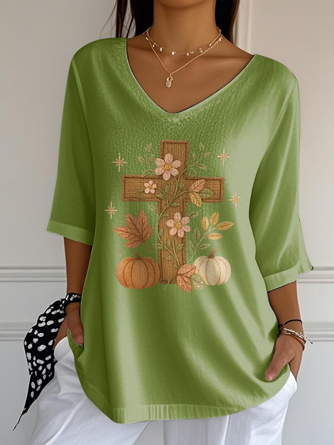 Women's Jesus  Print T-Shirt