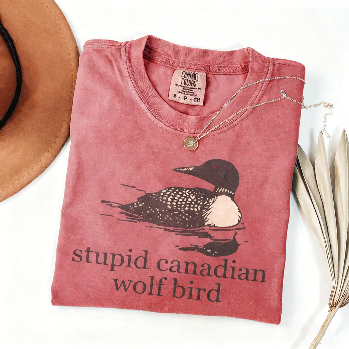 Women's political-themed round neck printed casual T-shirt