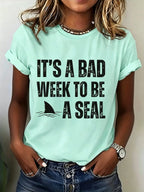 Women's Shark Print T-shirt