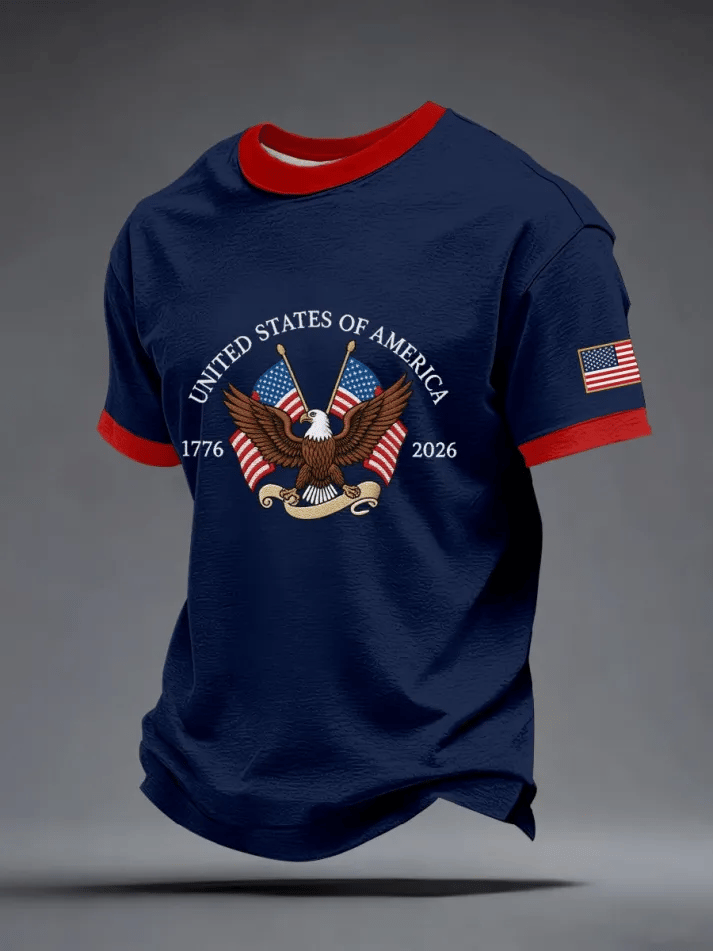 Men's 250th America Anniversary Print T-Shirt