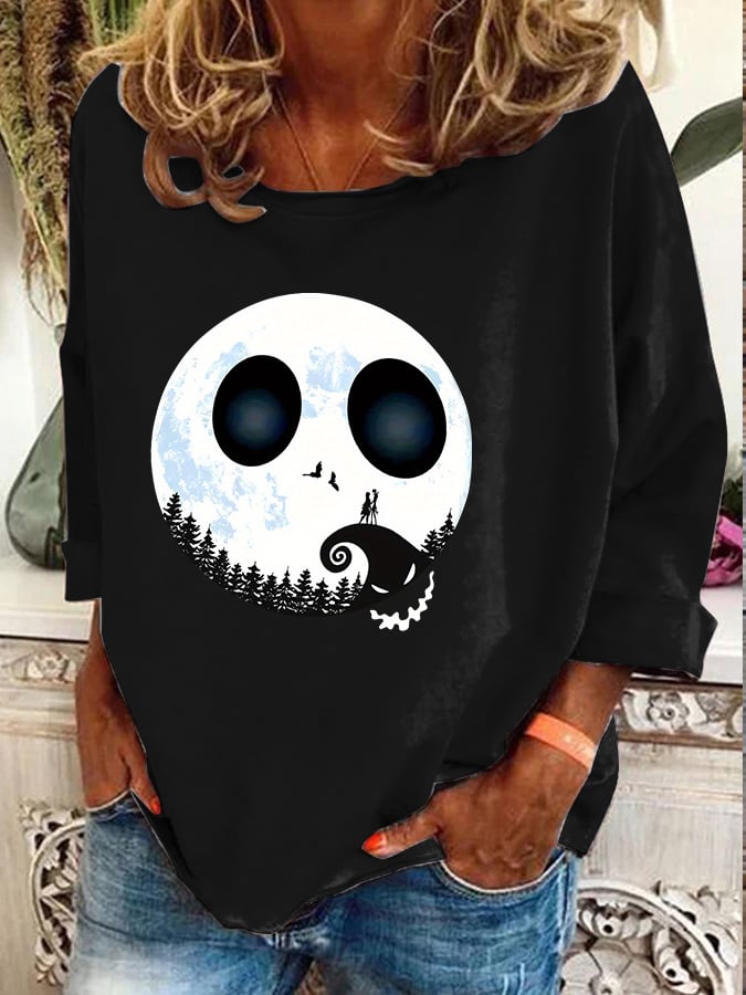 Women's Halloween crew neck sweatshirt