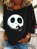 Women's Halloween crew neck sweatshirt