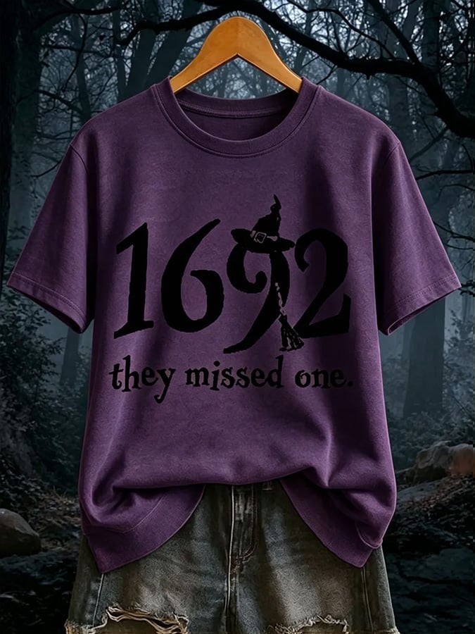 Women's Halloween Print T-Shirt