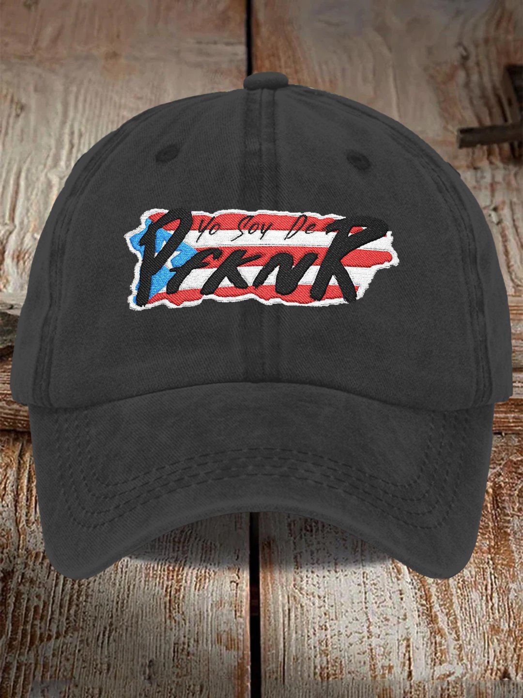 P Fkn R Puerto Rico Singer Printed Baseball Cap