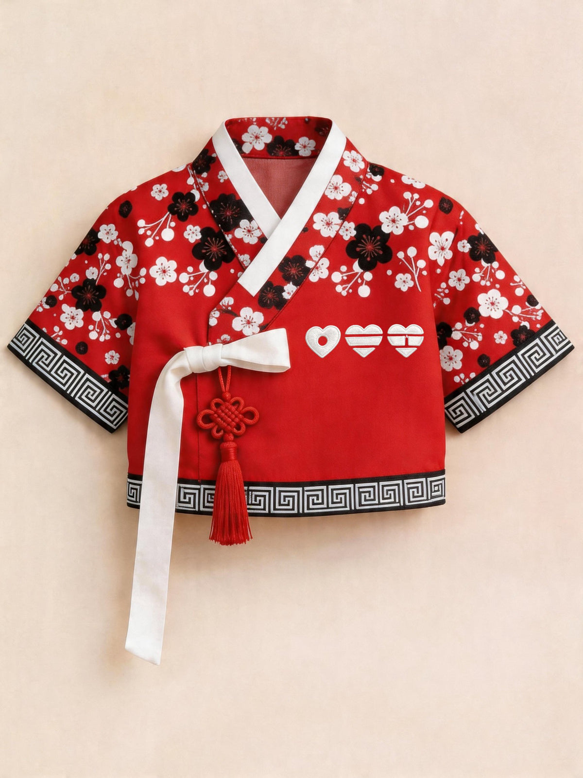 Women Concert-Inspired Jeogori Hanbok Top With Tassel
