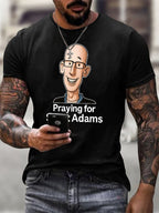 Men's Print Casual Printed T-shirt