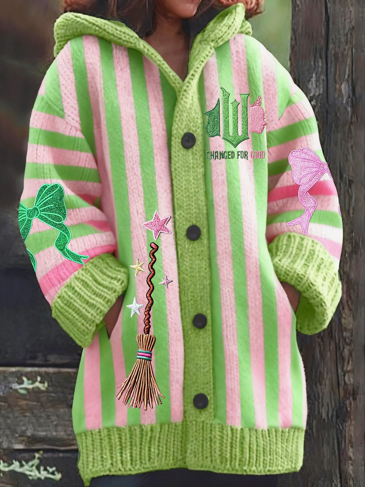 Women's Retro Changed For Good Thickened Cardigan
