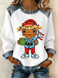 Women's Puerto Rican Christmas Print Sweatshirt