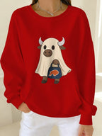 Women's Fall Retro Football Gameday Buffalo Ghost Sweatshirt