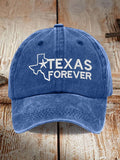 Unisex Texas Forever Print Hat