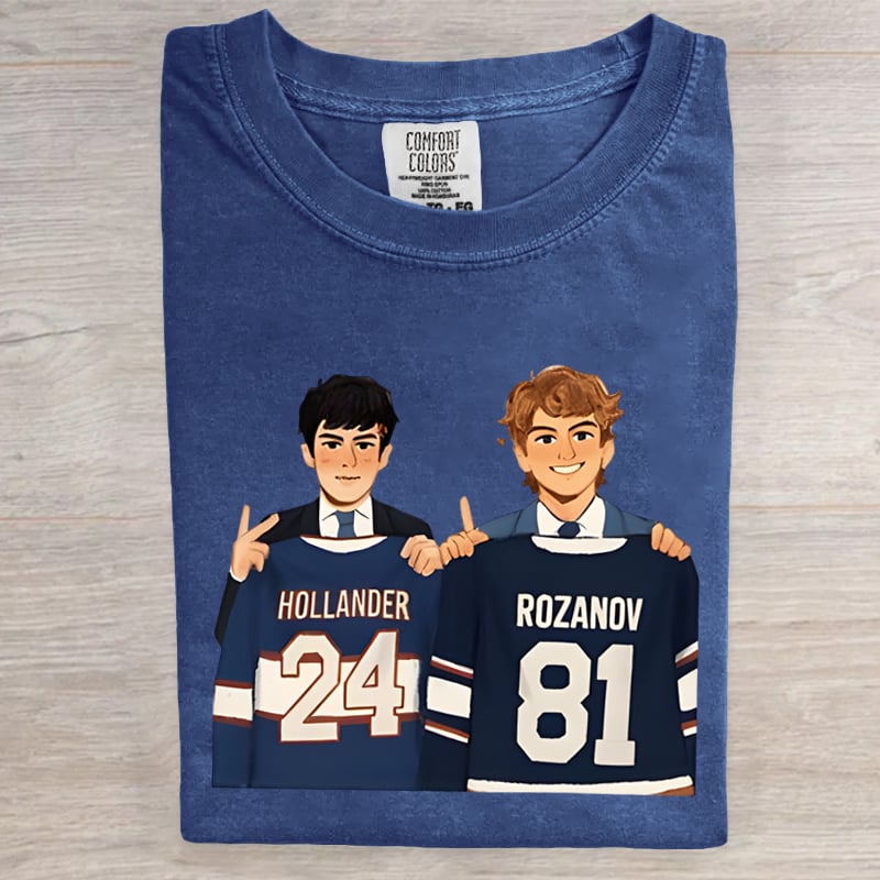 24 81 Heated Rivalry Hockey Gay Art Print T-Shirt