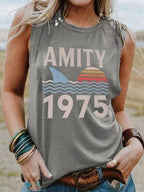 Women's Amity Island 1975 Printed Vest