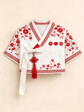 Women Concert-Inspired Jeogori Hanbok Top With Tassel