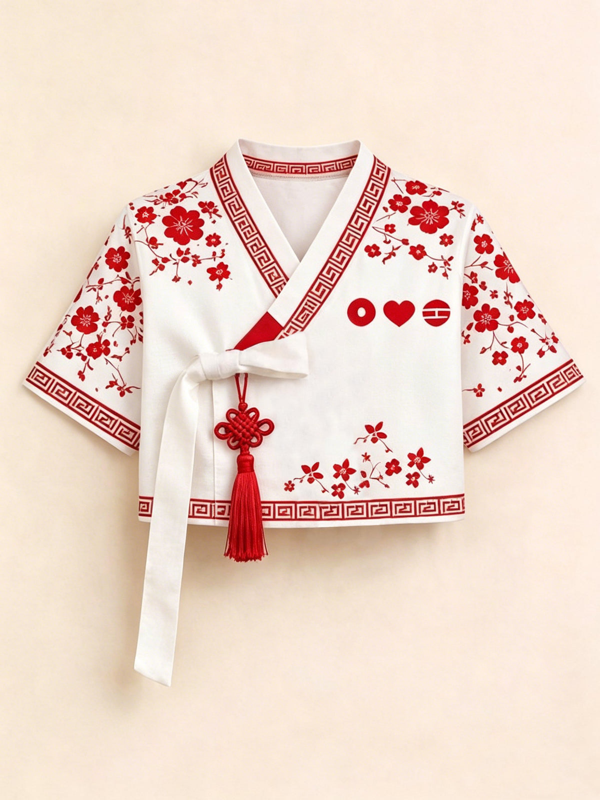 Women Concert-Inspired Jeogori Hanbok Top With Tassel