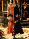Women's Casual Halloween Print Dress
