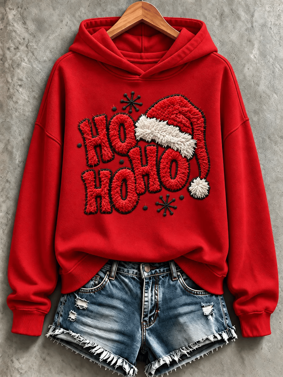 Women's Christmas Print Hoodie
