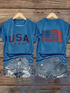 Women's Ice Hockey Print Casual T-Shirt