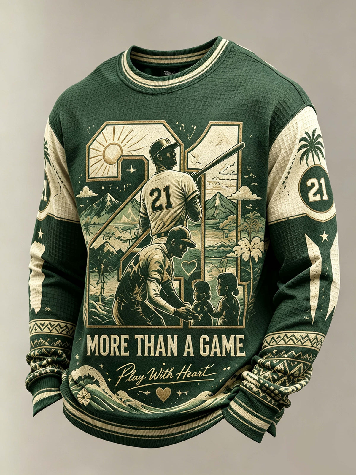 Men's Baseball Lovers Print T-Shirt