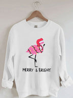 Women's Mreey And Bright Christmas Print Casual Sweatshirt