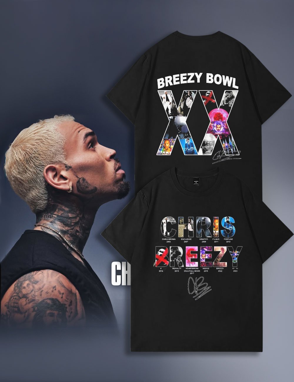 Breezy Bowl XX 2025 Vintage Tour Tee Music T-Shirt
