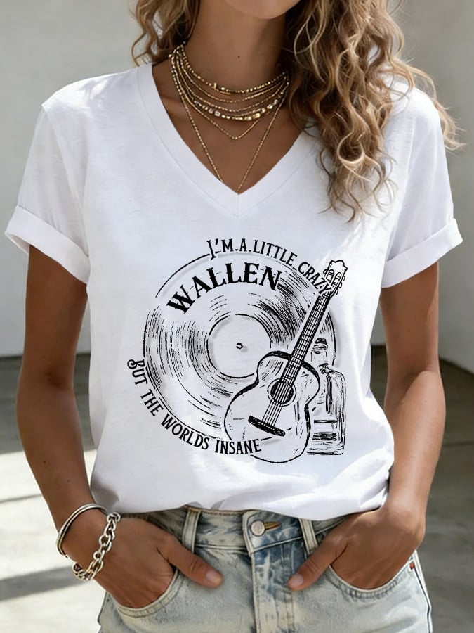 Women's Country Music Print T-shirt
