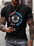 Men's Rock Band Casual Printed Short-Sleeved T-Shirt