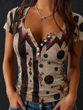 Women's Halloween Clown Costume Top