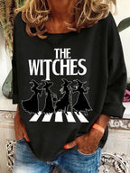 Women's The Witches Printed Crew Neck Sweatshirt