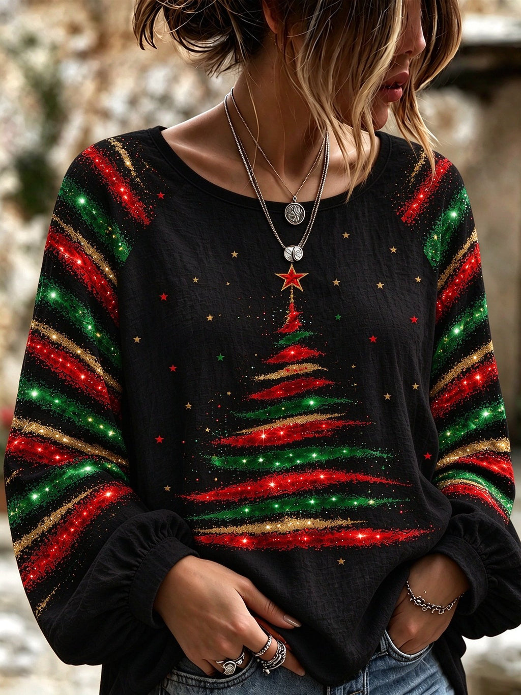 Women's Print Sweatshirt