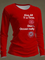 Women's Casual Print Long-Sleeve T-Shirt