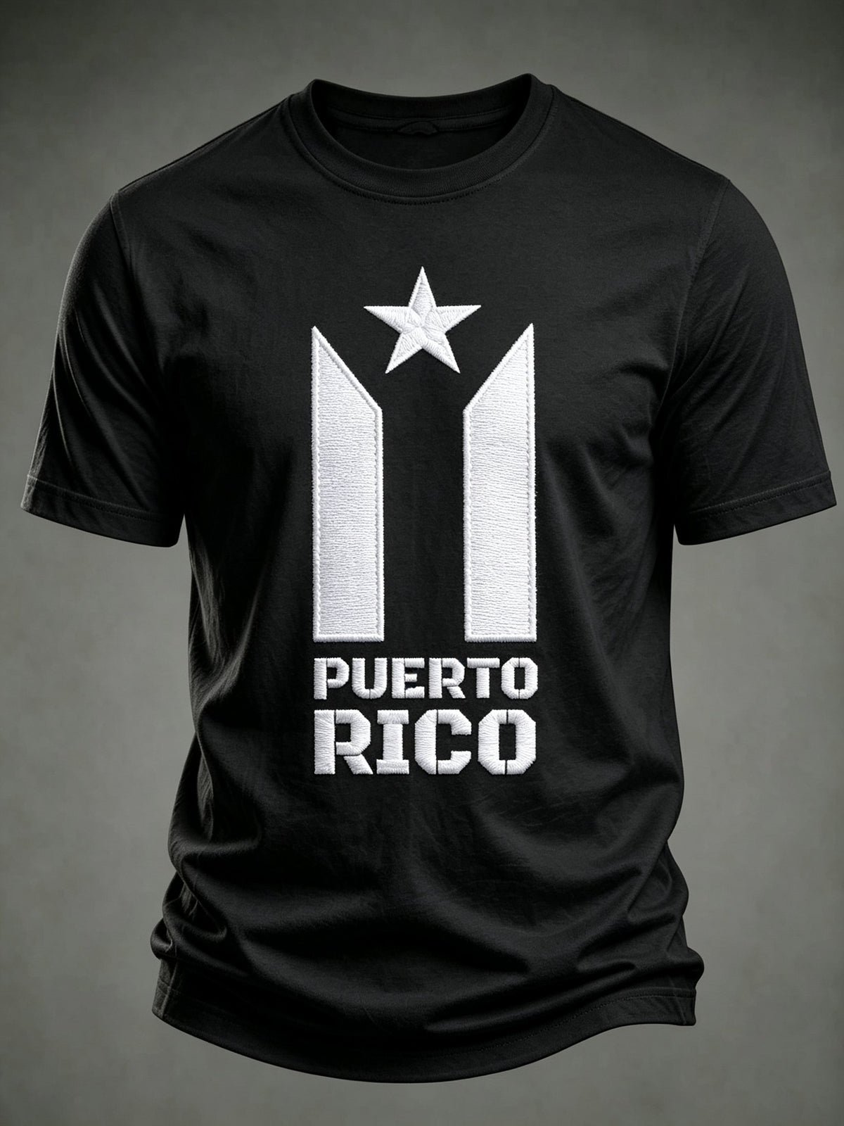 Men's Puerto Rico Print Casual T-shirt