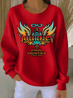 Retro Final Frontier Tour 2026 Printed Sweatshirt