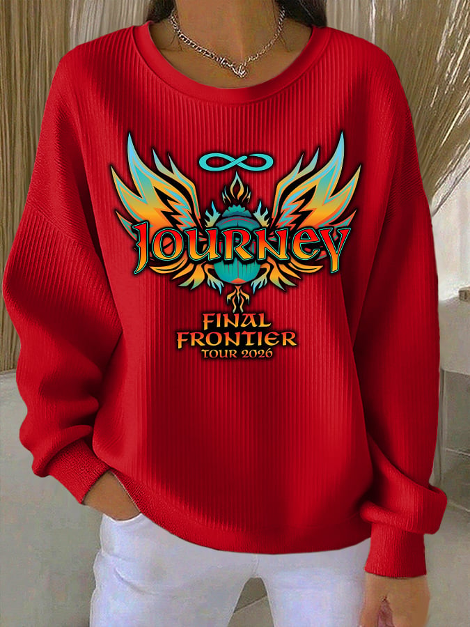 Retro Final Frontier Tour 2026 Printed Sweatshirt