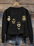 Women's Rock Music Printed Sweatshirt