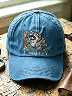 Unisex  Retro Jimothy Raccoon Seattle Printing Hat