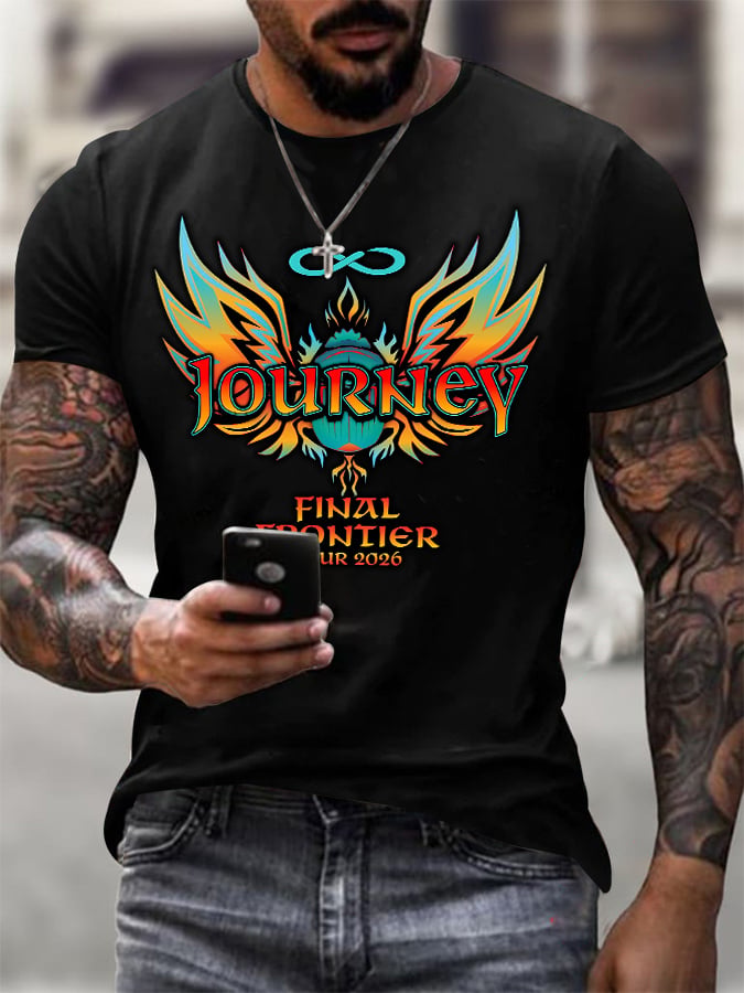 Men's Retro Final Frontier Tour 2026 Print T-Shirt
