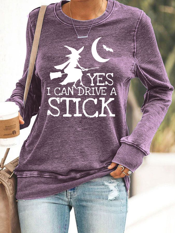 Women's Yes I Can Drive A Stick Sweatshirt