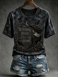 Women'S Casual Halloween Print T-Shirt
