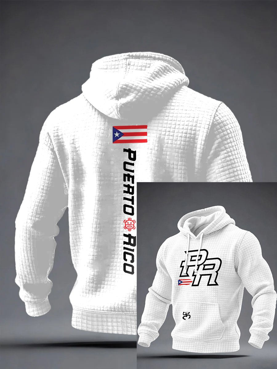 Men's Puerto Rico Print Hoodie