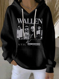 Women's Music Tour Print Casual Sweatshirt