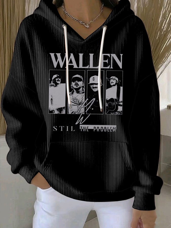 Women's Music Tour Print Casual Sweatshirt