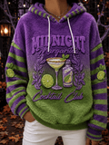 Women's Midnight Margaritas Print Hooded