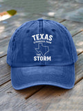 Texas Stronger Than the Storm Print Hat