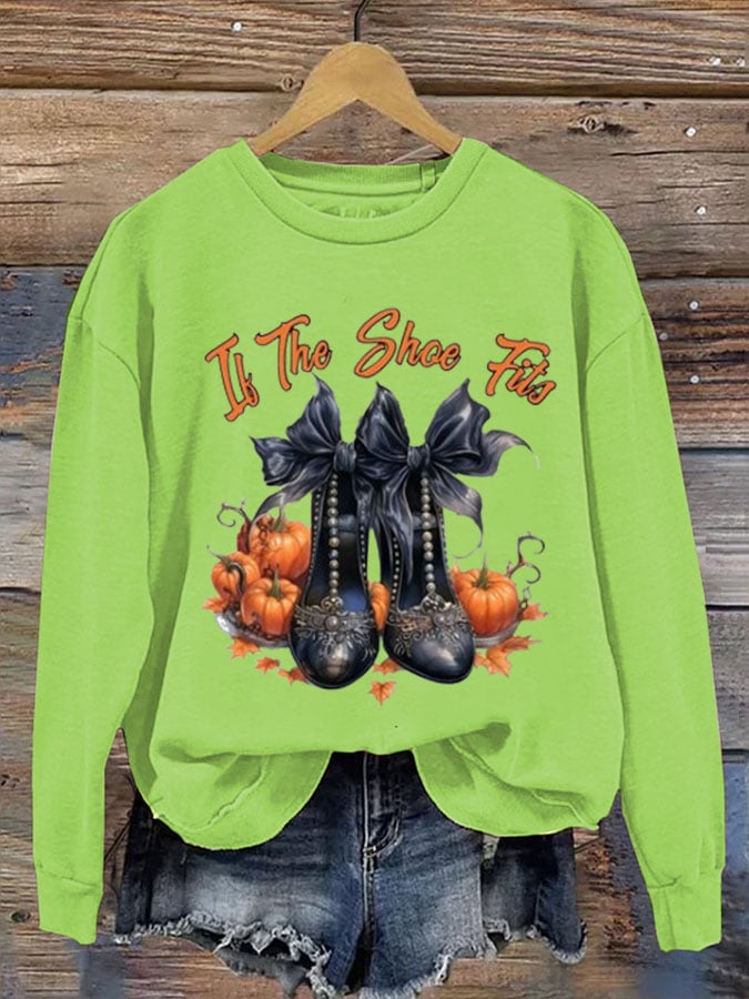 Women's Halloween Printed Casual Sweatshirt