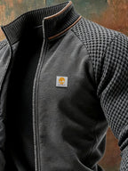 Men's Retro Waffle Panel Outdoor Jacket