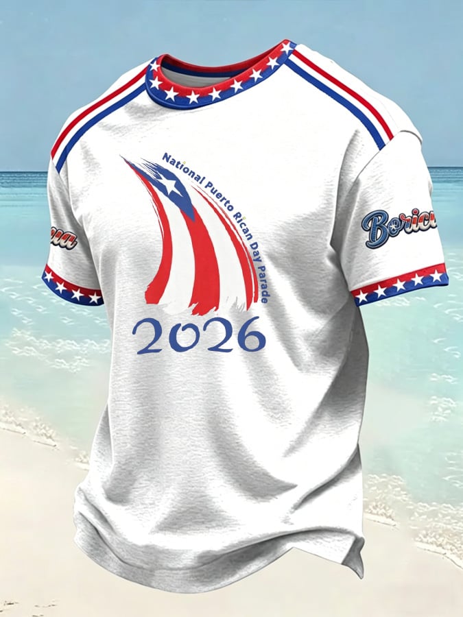 Men's Puerto Rico Print T-Shirt