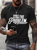 Men's Music Tour Print short-sleeved T-shirt