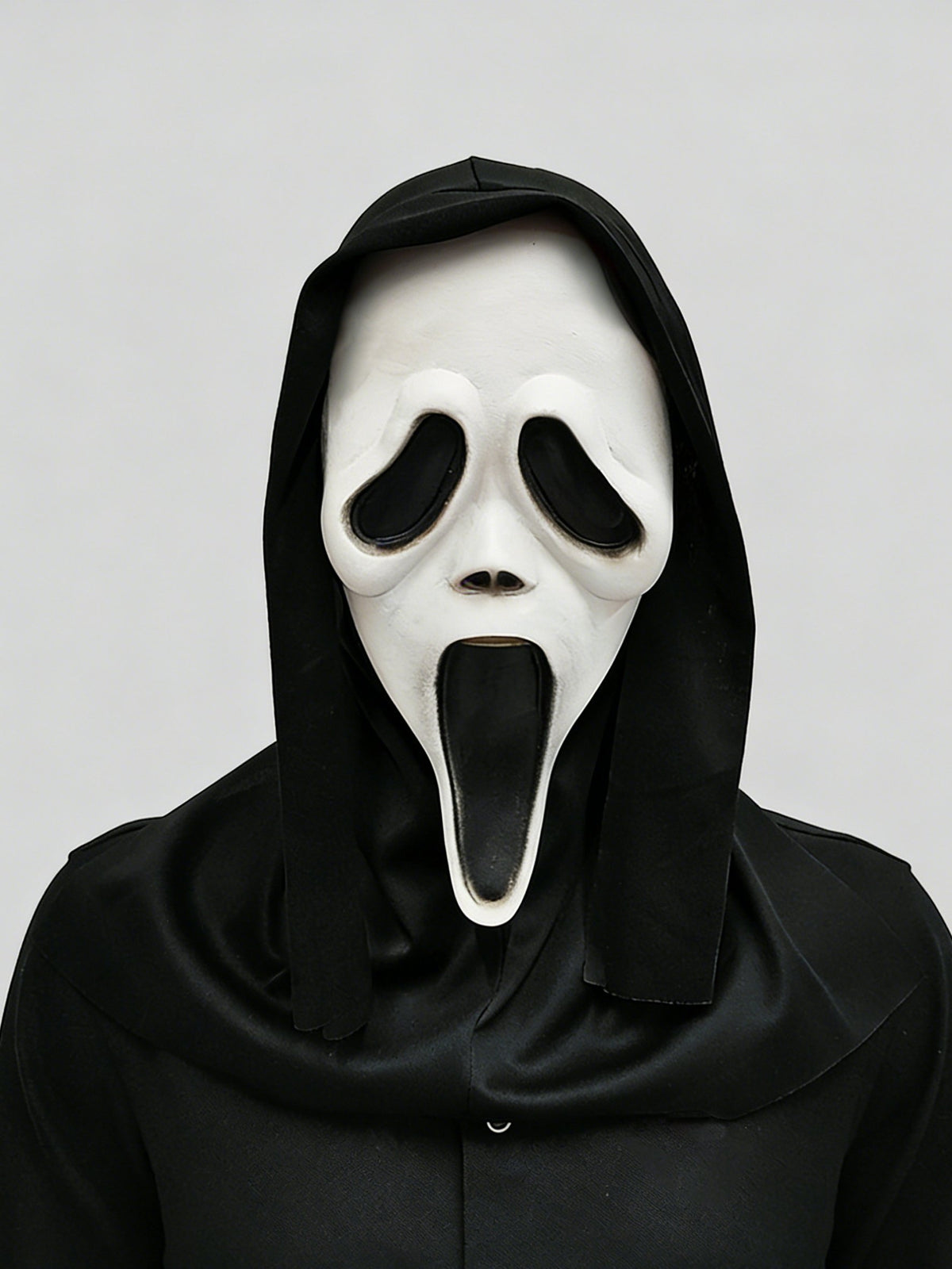 White Mask Scary Skull Headgear Funny Prop