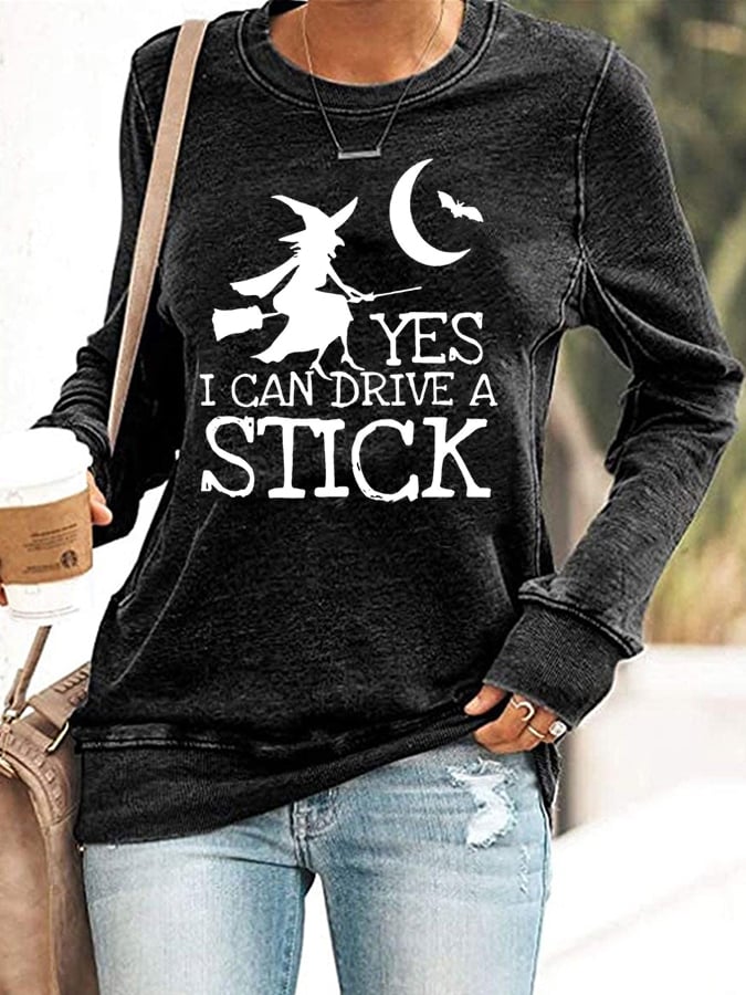 Women's Yes I Can Drive A Stick Sweatshirt